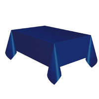 KORREKT WEB Dark Blue, Kék műanyag asztalterítő 137x274 cm