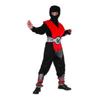KORREKT WEB Red Ninja jelmez 110/120 cm