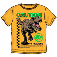 KORREKT WEB Jurassic World Caution gyerek rövid póló, felső 6 év/116 cm