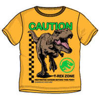 KORREKT WEB Jurassic World Caution gyerek rövid póló, felső 8 év/128 cm