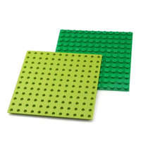 KORREKT WEB WANGE® 900 - DUPLO kompatibilis építőjáték alaplap - 12×12 bütyök - fehér
