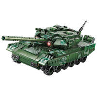 KORREKT WEB QMAN® 42301 | legó-kompatibilis katonai építőjáték | 642 db építőkocka | 8 az 1-ben Háborús tank