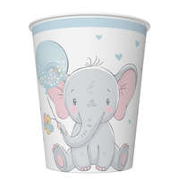 KORREKT WEB Baby elefánt Blue Balloon papír pohár 8 db-os 250 ml