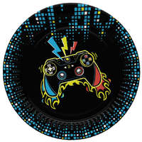 KORREKT WEB Gamer Play Pad papírtányér 8 db-os 22,7 cm