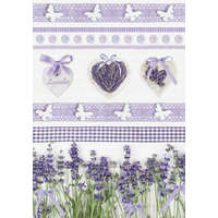 KORREKT WEB Levendula Butterfly Purple A/4 gumis mappa