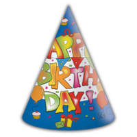 KORREKT WEB Happy Birthday Kokliko parti kalap, csákó 6 db-os