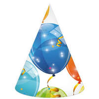 KORREKT WEB Lufis Sparkling parti kalap, csákó 6 db-os