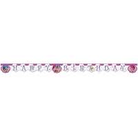 KORREKT WEB Shimmer és Shine Glitter Happy Birthday felirat