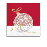 KORREKT WEB Karácsonyi Elegant Xmas Ball szalvéta 20 db-os 33x33 cm