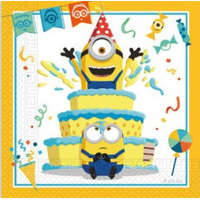 KORREKT WEB Minyonok The Rise of Gru szalvéta 20 db-os 33x33 cm