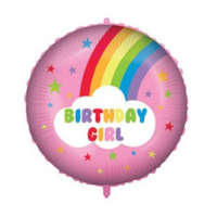 KORREKT WEB Rainbow Birthday Girl fólia lufi 46 cm