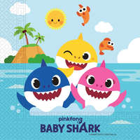 KORREKT WEB Baby Shark Fun in the Sun szalvéta 20 db-os 33x33 cm