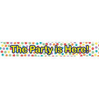 KORREKT WEB The Party is Here felirat 90 cm