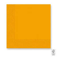 KORREKT WEB Sárga Unicolour Yellow szalvéta 20 db-os 33x33 cm FSC