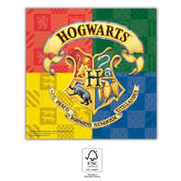 KORREKT WEB Harry Potter Hogwarts Houses szalvéta 20 db-os 33x33 cm FSC