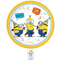 KORREKT WEB Minyonok The Rise of Gru papírtányér 8 db-os 23 cm FSC