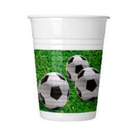 KORREKT WEB Focis Soccer Field műanyag pohár 8 db-os 200 ml