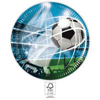 KORREKT WEB Focis Soccer Fans papírtányér 8 db-os 23 cm FSC