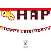 KORREKT WEB Gaming Party Happy Birthday felirat FSC 2 m