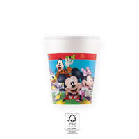 KORREKT WEB Disney Mickey Rock the House papír pohár 8 db-os 200 ml FSC
