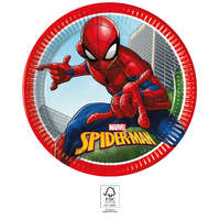 KORREKT WEB Pókember Crime Fighter papírtányér 8 db-os 23 cm FSC