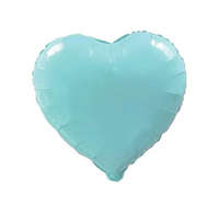KORREKT WEB Blue Pastel Heart, Kék szív fólia lufi 46 cm