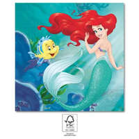 KORREKT WEB Disney Hercegnők, Ariel Curious szalvéta 20 db-os 33x33 cm FSC