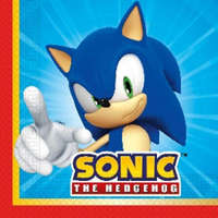 KORREKT WEB Sonic a sündisznó Sega szalvéta 20 db-os 33x33 cm FSC