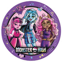 KORREKT WEB Monster High Friends papírtányér 8 db-os 23 cm FSC