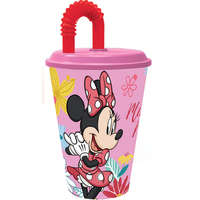 KORREKT WEB Disney Minnie Spring szívószálas pohár, műanyag 430 ml