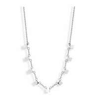 KORREKT WEB Victoria Ezüst színű négyzet mintás nyaklánc