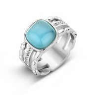 KORREKT WEB Victoria Ezüst színű kék köves gyűrű
