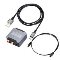  Digitál digitális optikai koaxiális analóg RCA L/R audio átalakító adapter yack 3,5 mm-es porttal Dac