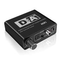  Digitális digitál analóg audio jel átalakitó konverter adapter DAC 3,5 mm- yack