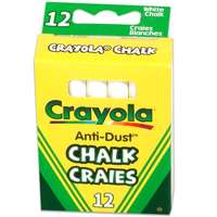 Crayola Crayola: Fehér táblakréta csomag - 12 db-os