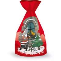 Lizzy Card Mikulás zacskó télapós mintával - 16 x 33 cm
