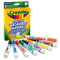 Crayola Crayola Ultra-Clean Washable: Extra-lemosható vastag filctoll - 8 db-os