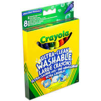 Crayola Crayola Ultra-Clean Washable: Kimosható zsírkréta - 8 db-os