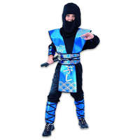 Godan Ninja jelmez, kék színű - 120-130-as méret