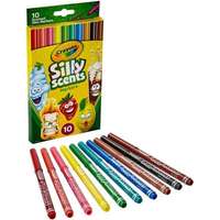 Crayola Crayola Silly Scents: Illatos, vékony filctoll készlet - 10 db-os