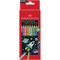Faber-Castell Faber-Castell: színes ceruza készlet, 10 db-os, fémes színek