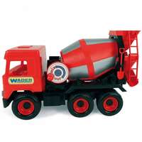 Wader Wader: Middle Truck betonkeverő, 38 cm - piros