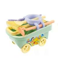 Mochtoys Műanyag kézikocsi kerti szerszámokkal