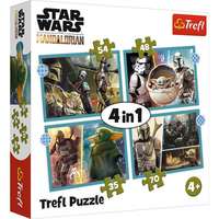 Trefl Trefl: Star Wars Mandalorian 4 az 1-ben puzzle - 35, 48, 54, 70 darabos