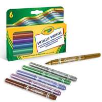 Crayola Crayola: Metálfényű filctoll készlet - 6 db-os