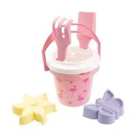 Mochtoys Homokozókészlet, 6 részes - Pasztell rózsaszín