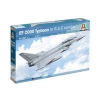 ITALERI Italeri: Eurofighter Typhoon EF-2000 “In R.A.F. Service” repülőgép makett, 1:72