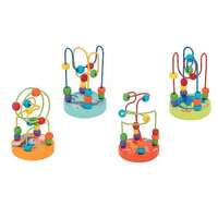 Tooky toy Tooky Toy: Mini golyóvezető játék fából - többféle