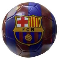 PHI FC Barcelona: Címer mintás focilabda - matt, 5-ös méret