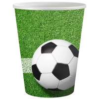 Godan Focilabda mintás papírpohár - 200 ml, 6 db